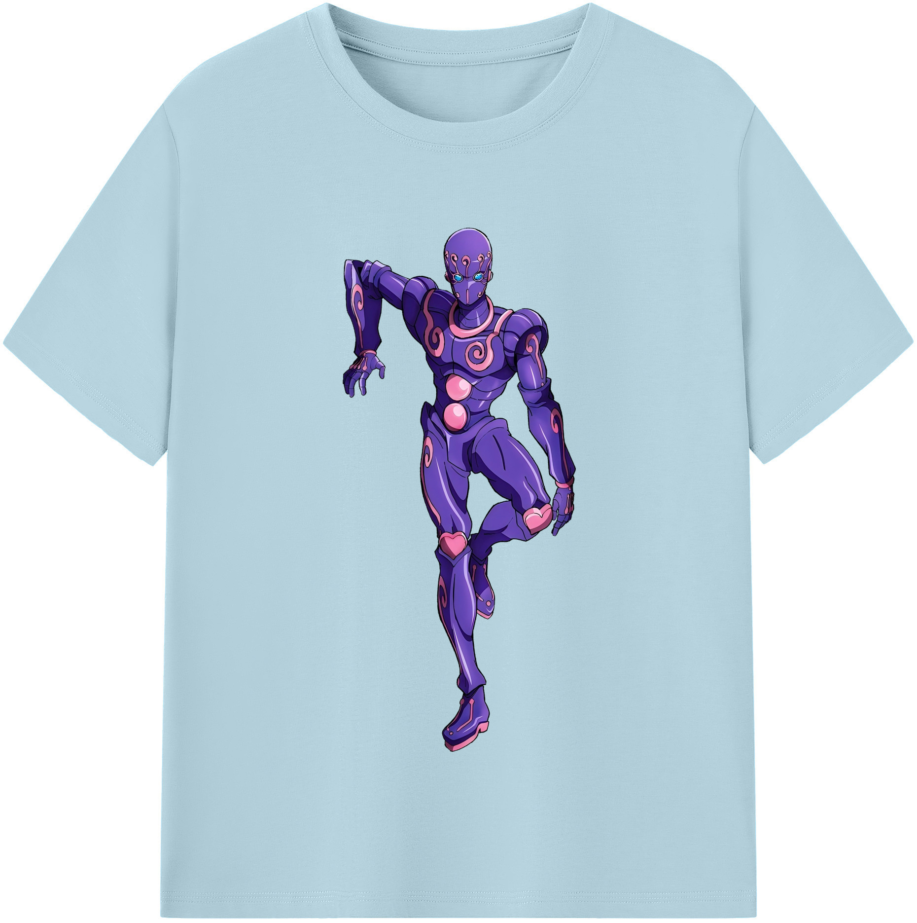 （画像用） ジョジョの奇妙な冒険 JoJo's Bizarre Adventure 綿100％半袖Tシャツ（フロントプリント）